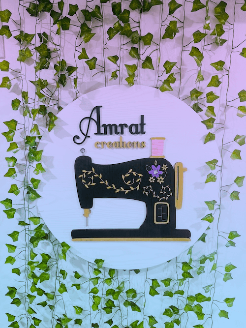 Amrat Creations logo artwork